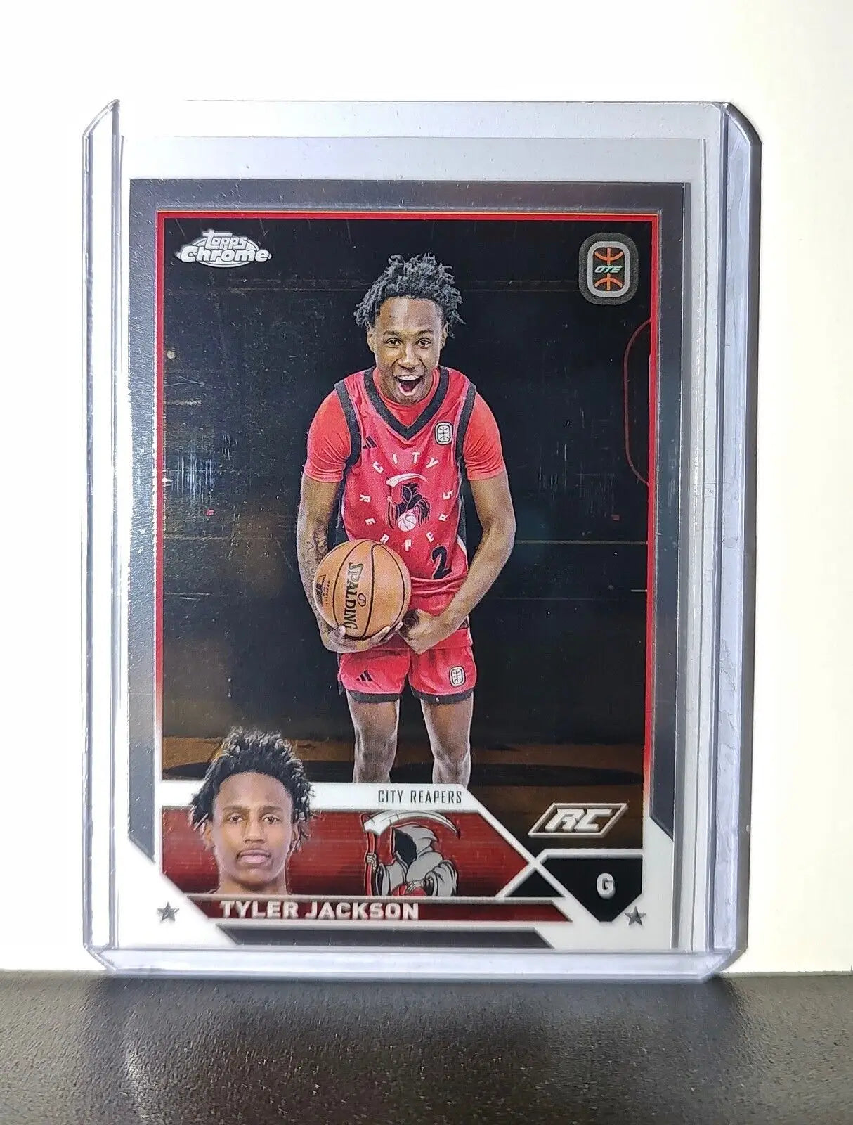 Tyler Jackson Rookie Card 2023-24 Topps Chrome Overtime #10 City Reapers - Basketball Card Single