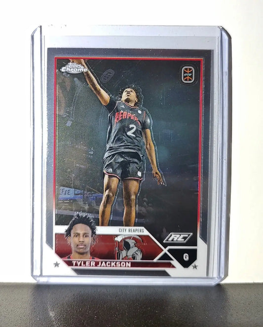 Tyler Jackson Rookie Card 2023-24 Topps Chrome Overtime #41 City Reapers - Basketball Card Single