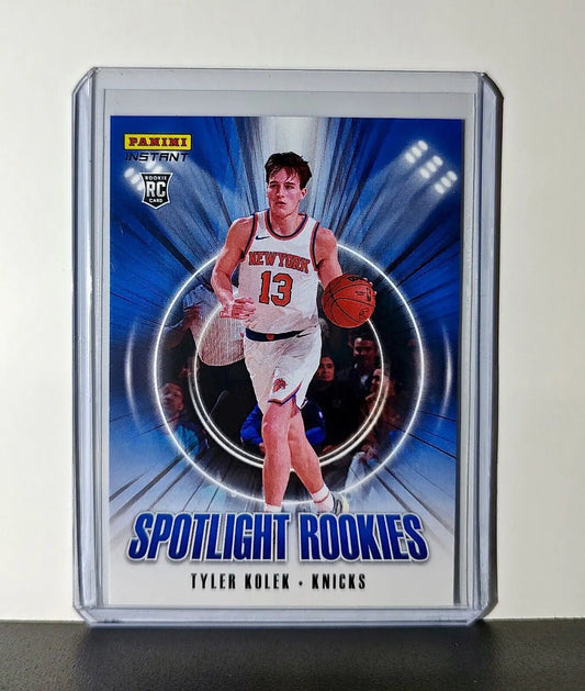 Tyler Kolek Rookie 2024-25 Panini Spotlight Rookies NBA #33 Card Knicks 1 of 170 - Basketball Card Single