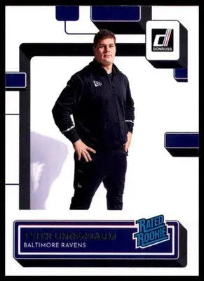 Tyler Linderbaum Rookie 2022 Donruss #400 Baltimore Ravens - Football Card Single
