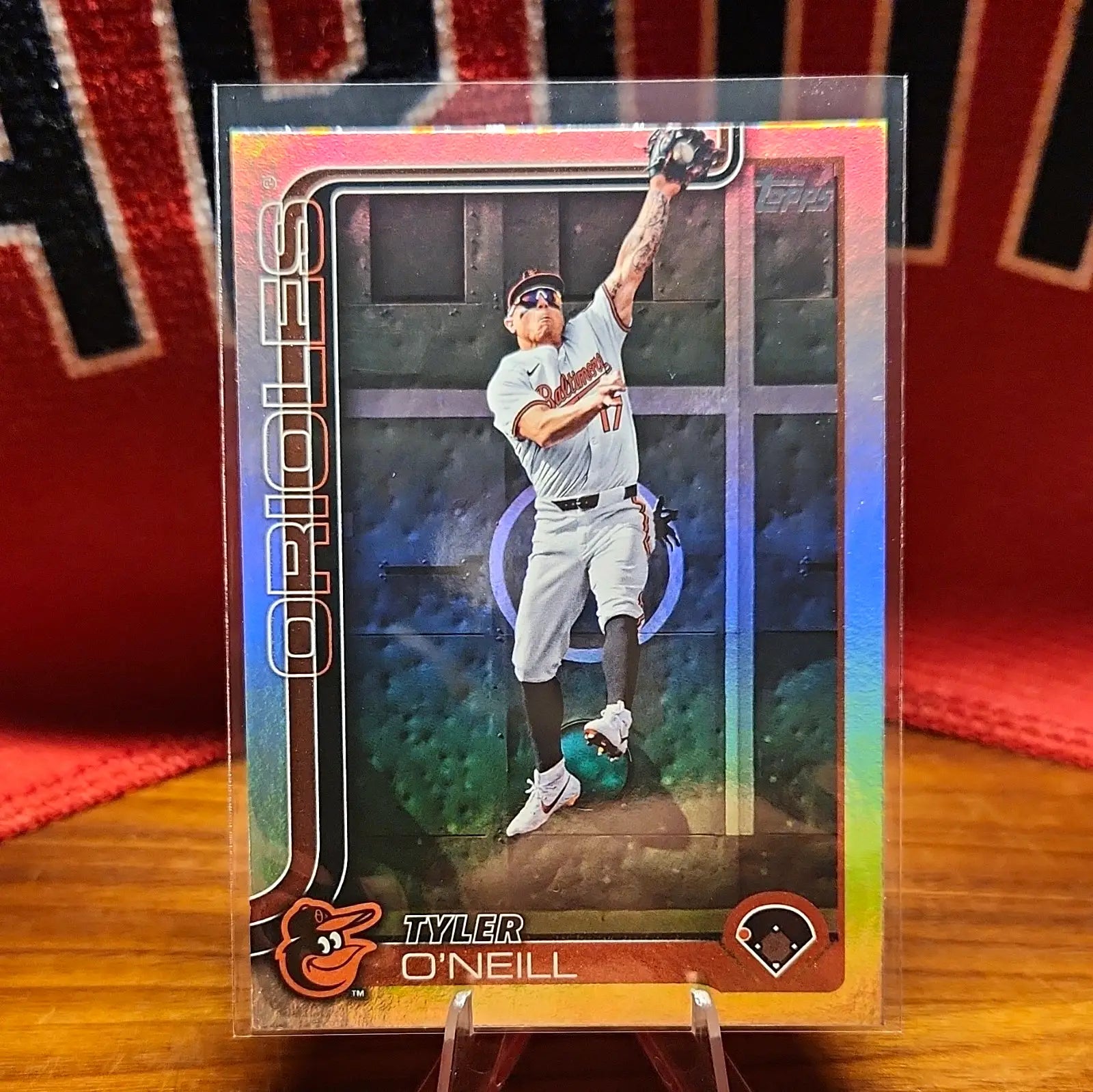 Tyler O’Neill 2022 Topps Series 2 #533 Rainbow Foil Baltimore Orioles - Baseball Card Single