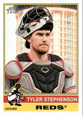 Tyler Stephenson - 2025 Topps Heritage - #46 - Baseball - Baseball Card Single