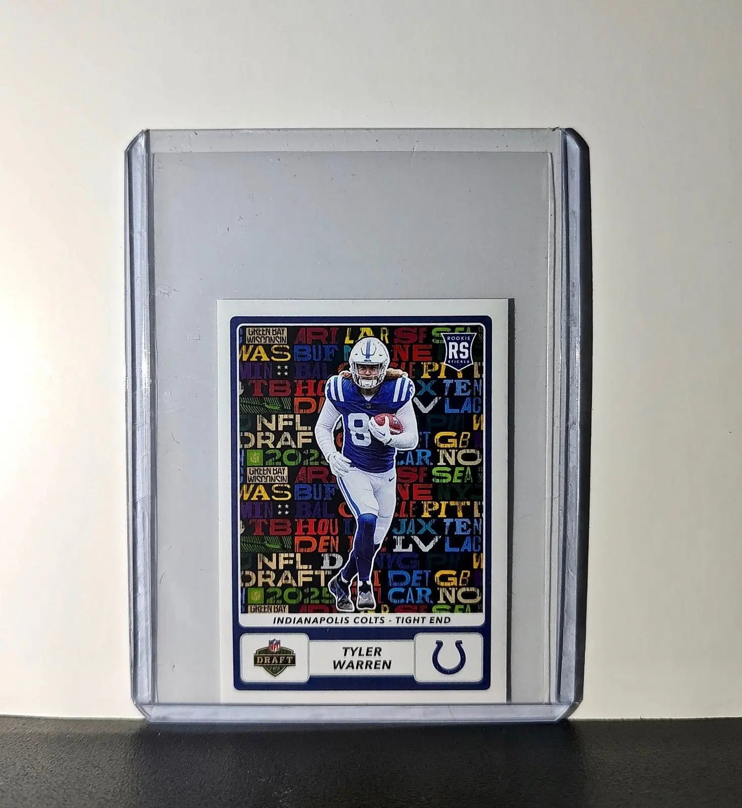 Tyler Warren Rookie 2025 Panini NFL #556 Draft Sticker Colts