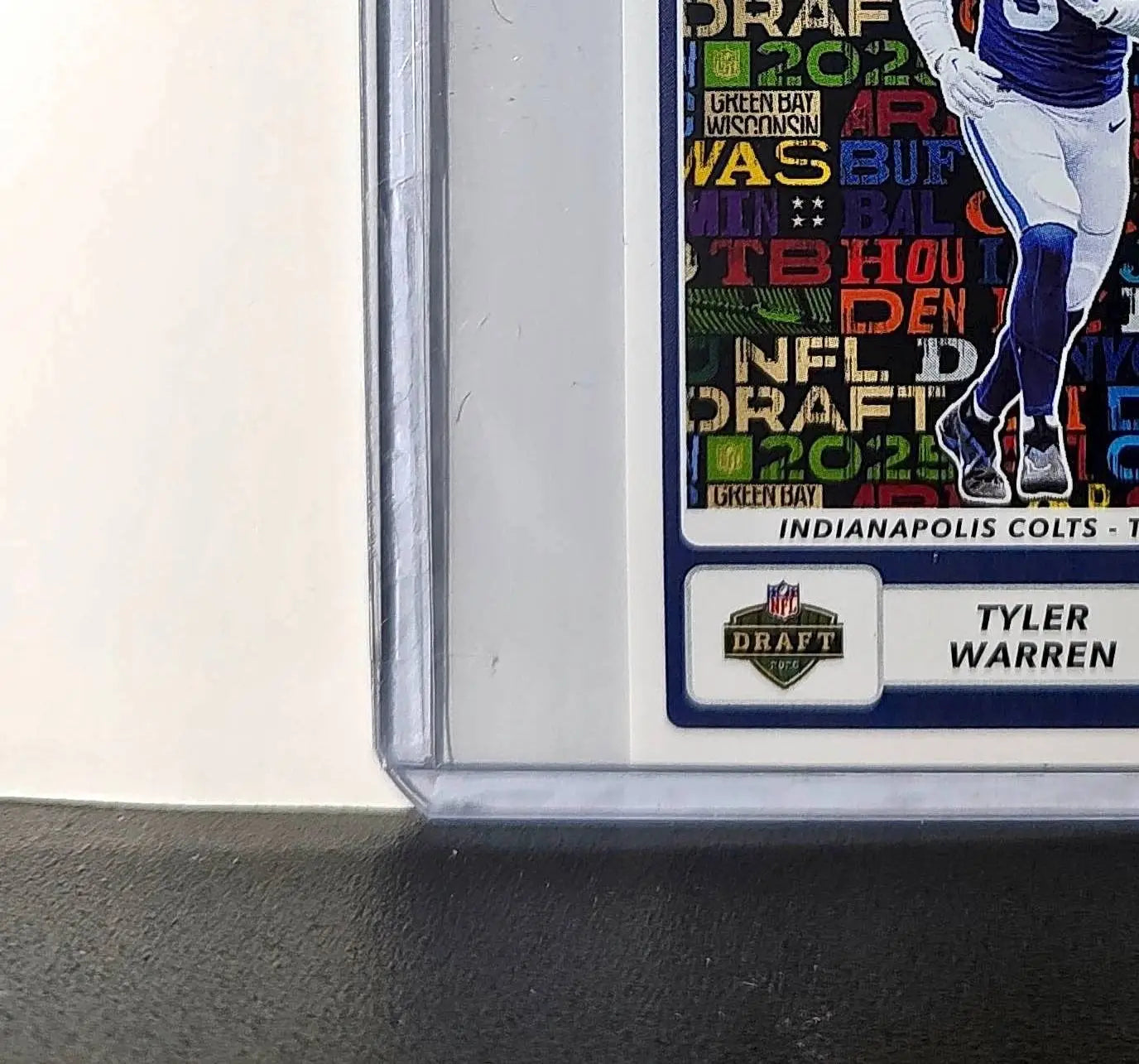 Tyler Warren Rookie 2025 Panini NFL #556 Draft Sticker Colts