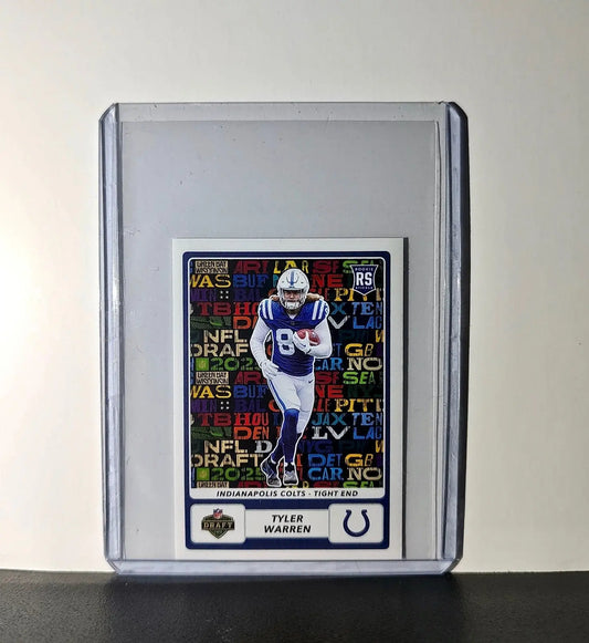Tyler Warren Rookie 2025 Panini NFL #556 Draft Sticker Colts - Football Card Single