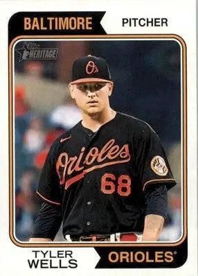 Tyler Wells - 2023 Topps Heritage - #570 - Baseball - Baseball Card Single