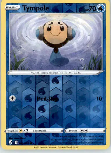Tympole - SWSH07: Evolving Skies - 042/203 - Reverse Holo LP - Pokémon Card Single