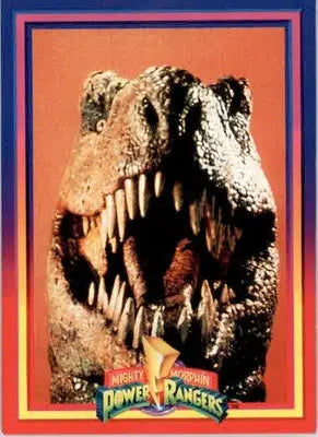 Tyrannosaurus Dinosaur - 1994 Collect-A-Card Mighty Morphin Power Rangers #10 - Non-Sports Card Single