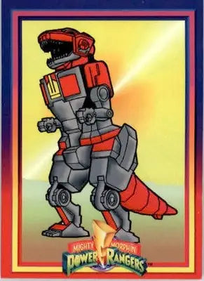 Tyrannosaurus Dinozord - 1994 Collect-A-Card Mighty Morphin Power Rangers - #62 - Other