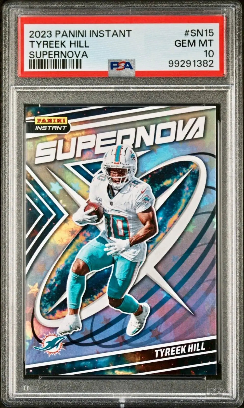 Tyreek Hill 2023 Panini Supernova NFL #SN-15 Football Card PSA 10 Gem Mint - Football Card Single