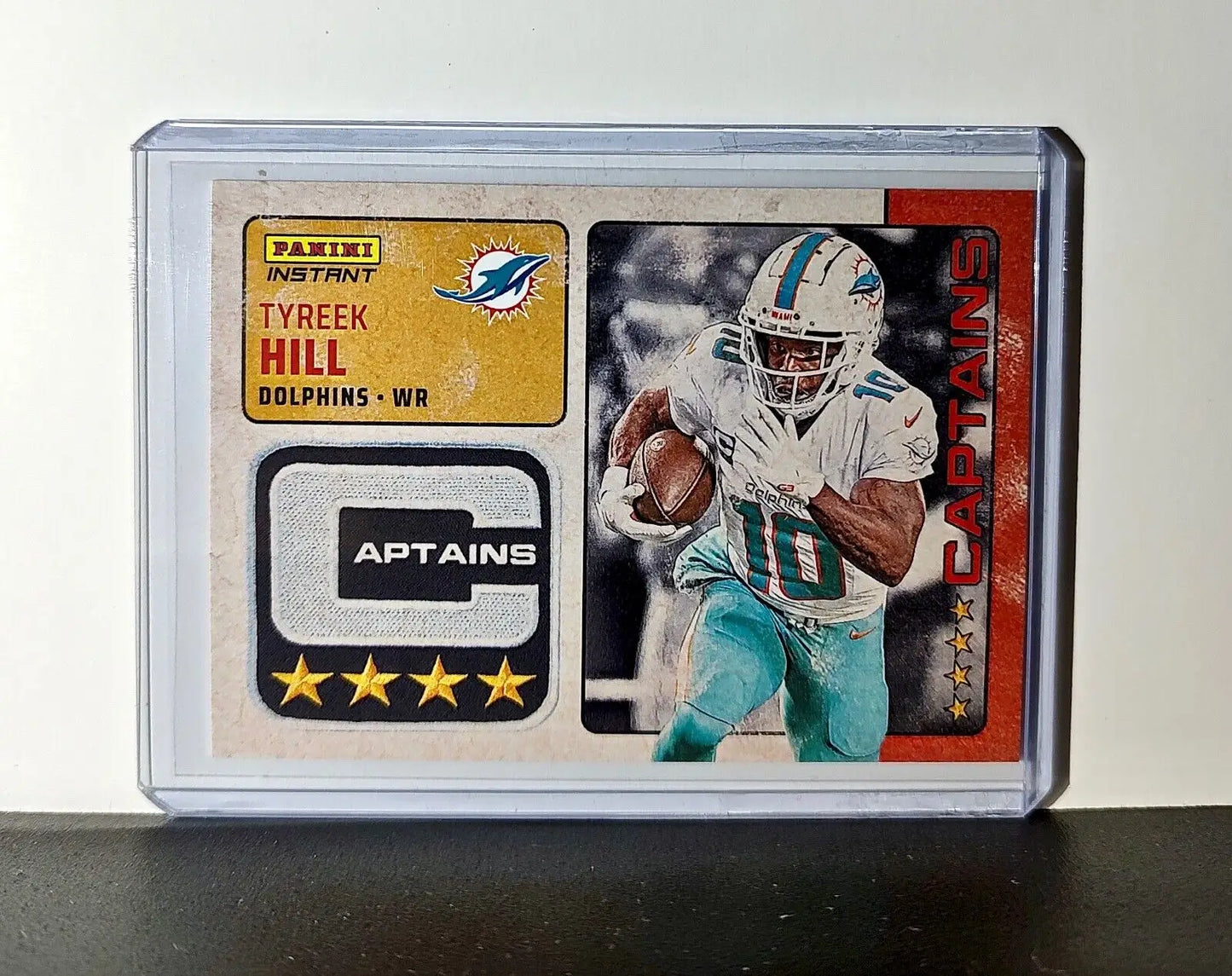 Tyreek Hill 2024 Panini Captains NFL #18 Card Miami Dolphins 1/351 - Football Card Single