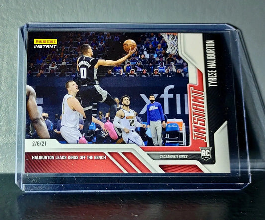 Tyrese Haliburton 2020-21 Panini Instant NBA #69 Basketball Rookie Card 1 of 422 - Basketball Card Single