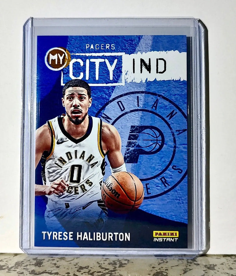 Tyrese Haliburton 2023-24 Panini NBA #2 MyCity Basketball Card Pacers 1/543