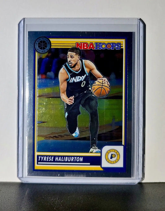 Tyrese Haliburton 2023-24 Panini Premium Stock NBA Hoops #201 Card Pacers - Basketball Card Single