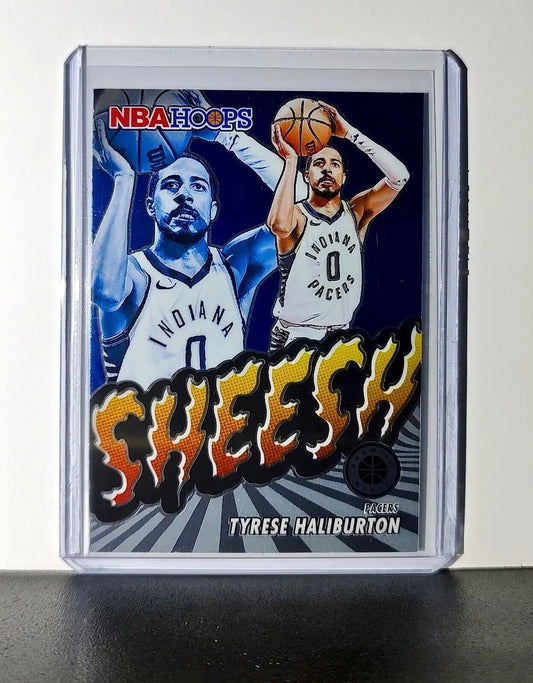 Tyrese Haliburton 2023-24 Panini Premium Stock NBA Hoops SHEESH #9 Card Pacers - Basketball Card Single