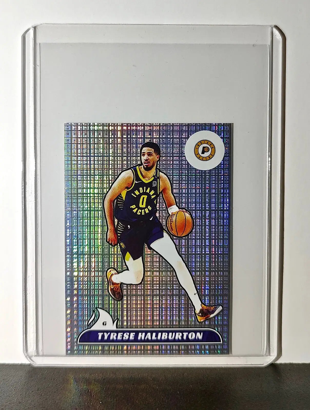 Tyrese Haliburton Rookie 2024-25 Panini NBA #202 Foil Sticker Indiana Pacers