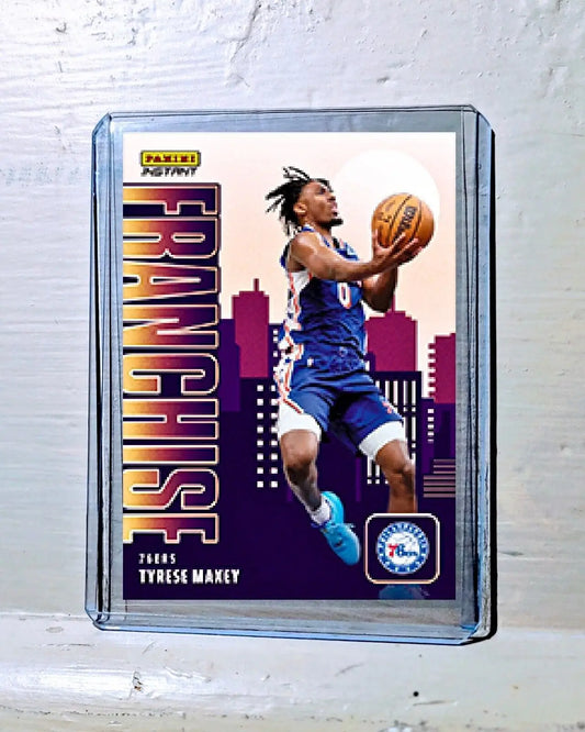 Tyrese Maxey 2023-24 NBA #13 Franchise Basketball Card Philadelphia 76ers 1/485 - Basketball Card Single