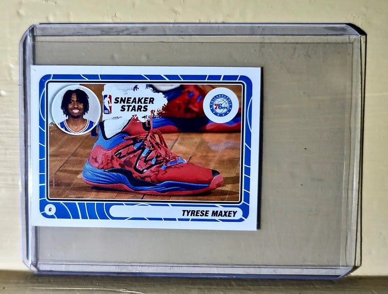 Tyrese Maxey 2023-24 Panini NBA Basketball #47 Sneaker Stars Sticker - Basketball Card Single