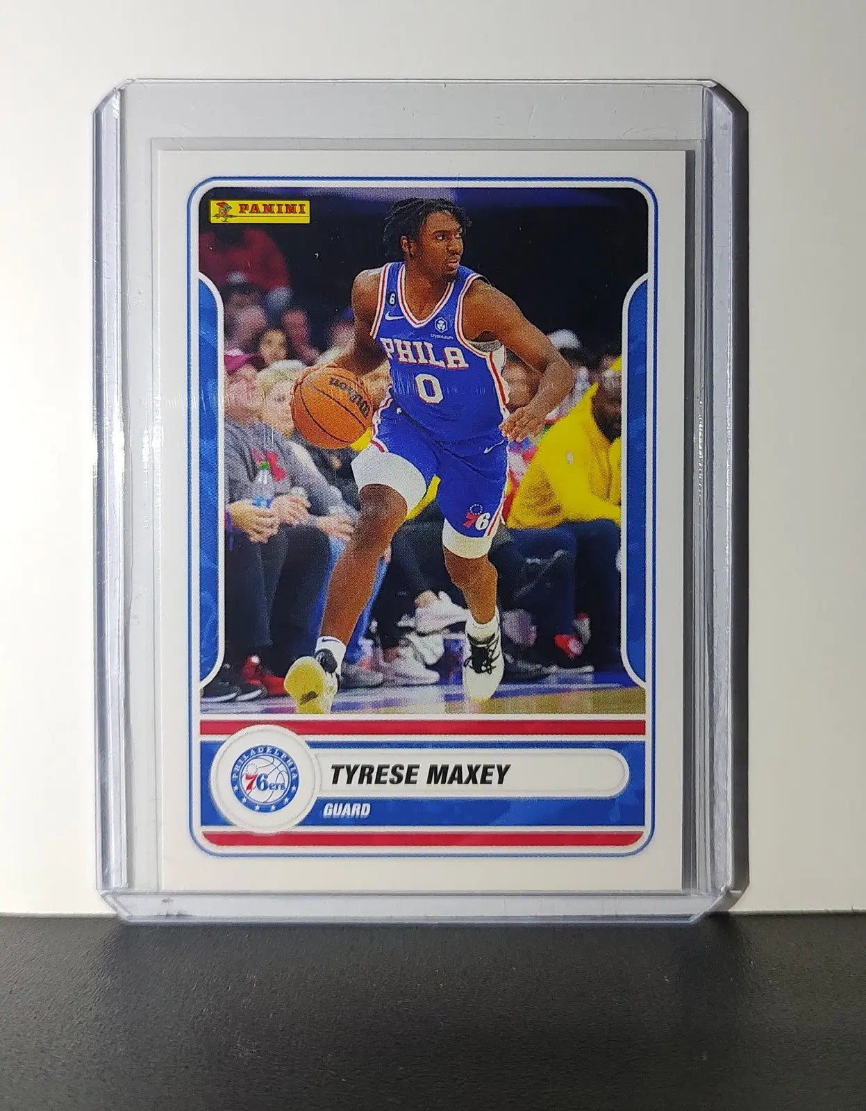 Tyrese Maxey 2023-24 Panini NBA Sticker Card #58 Philadelphia 76ers