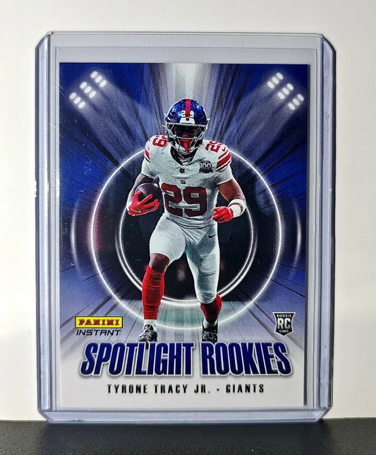 Tyrone Tracy Jr Rookie 2024 Panini Spotlight Rookies NFL #8 Card Giants 1 of 142 - Football Card Single