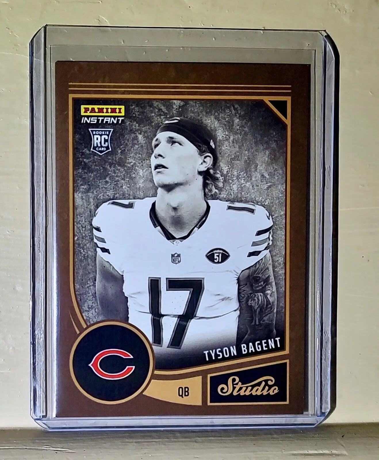 Tyson Bagent 2023 Panini NFL Studio Rookies #7 Rookie Card 1/370 - Football Card Single