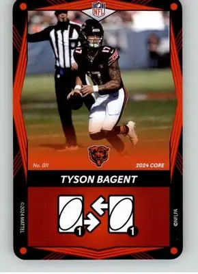 Tyson Bagent - 2024 UNO Elite Core Edition - Red - #011 - Football - Football Card Single