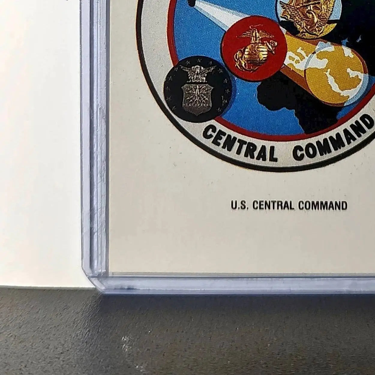 U.S. Central Command 1991 Topps Desert Storm #21 Sticker Card - Non-Sports Card Single