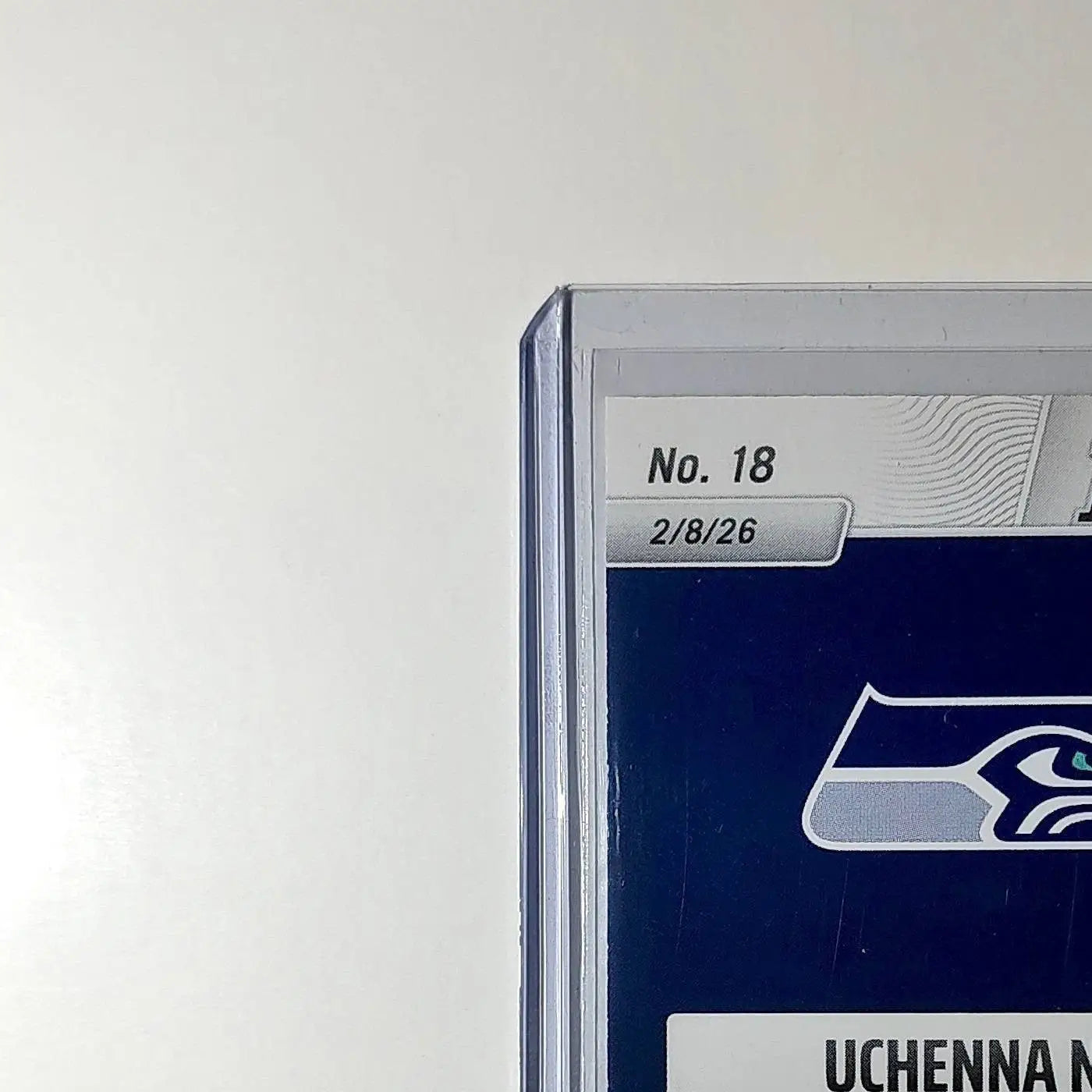 Uchenna Nwosu 2026 Panini NFL Super Bowl LIX Champions #18 Card Seattle Seahawks - Football Card Single