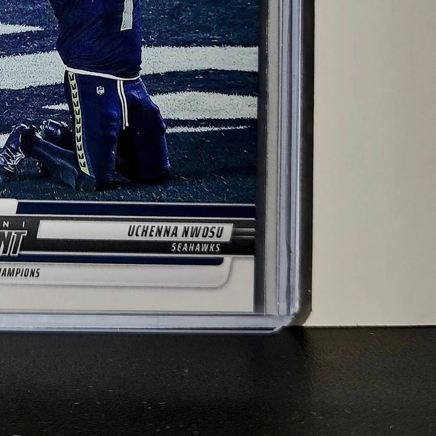 Uchenna Nwosu 2026 Panini NFL Super Bowl LIX Champions #34 Card Seattle Seahawks - Football Card Single