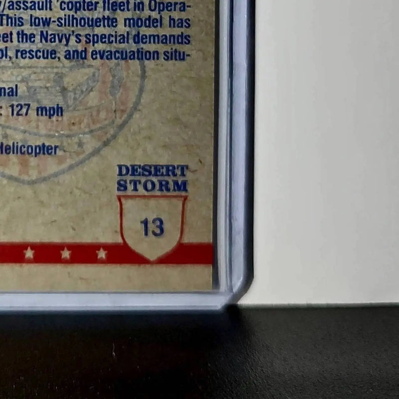 UH-1 Huey (Bell Helicopter) 1991 Topps Desert Storm #13 Card