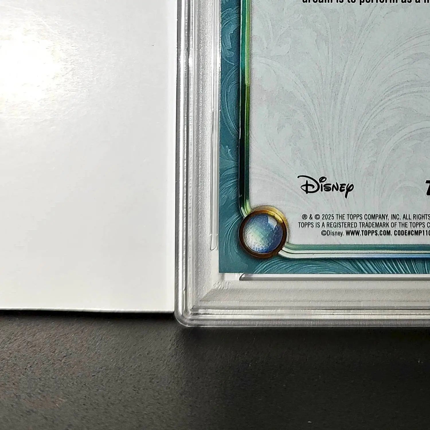 Ulf 2025 Topps Disney Wonder #145 Diamond Card Tangled PSA 9 - Non-Sports Card Single