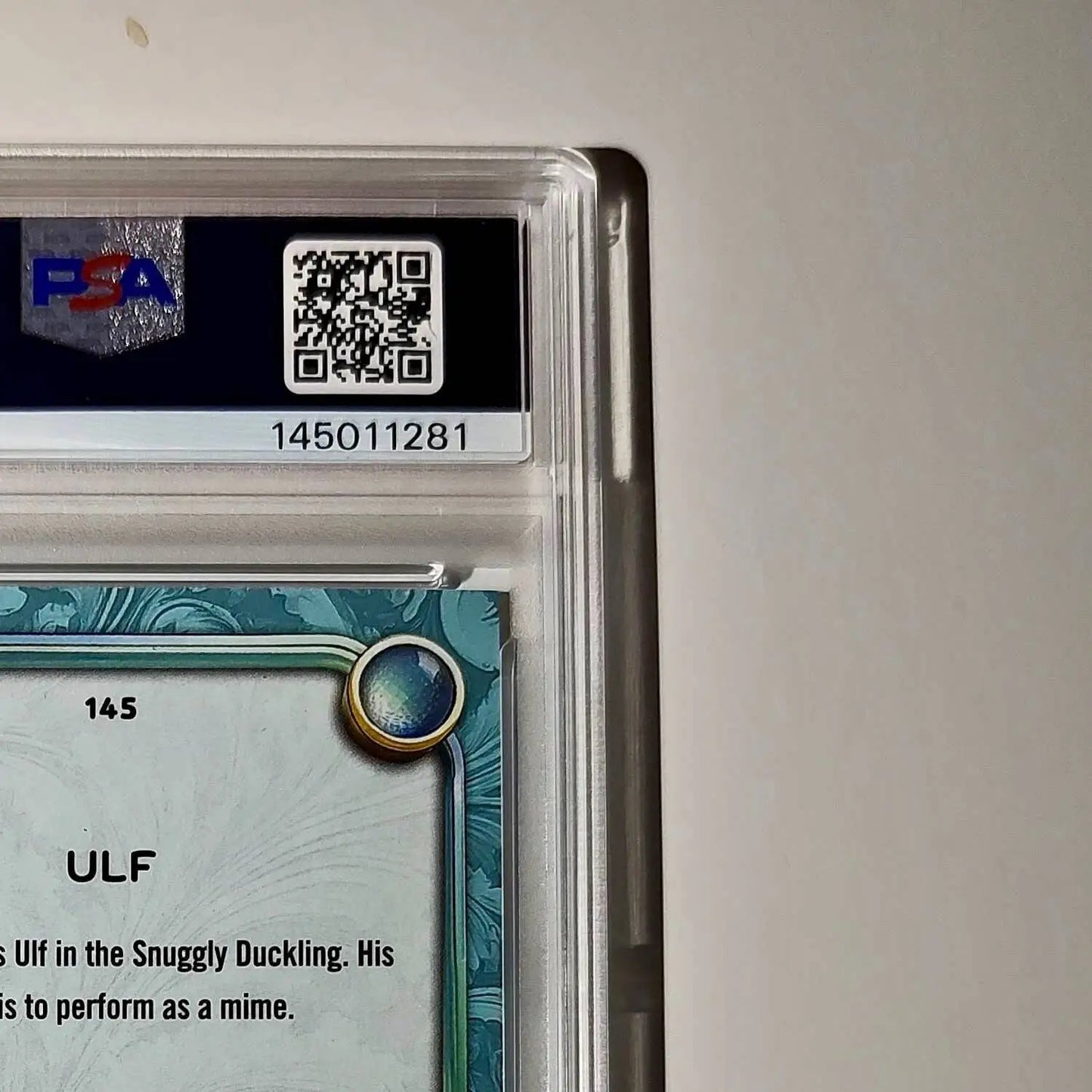 Ulf 2025 Topps Disney Wonder #145 Diamond Card Tangled PSA 9 - Non-Sports Card Single