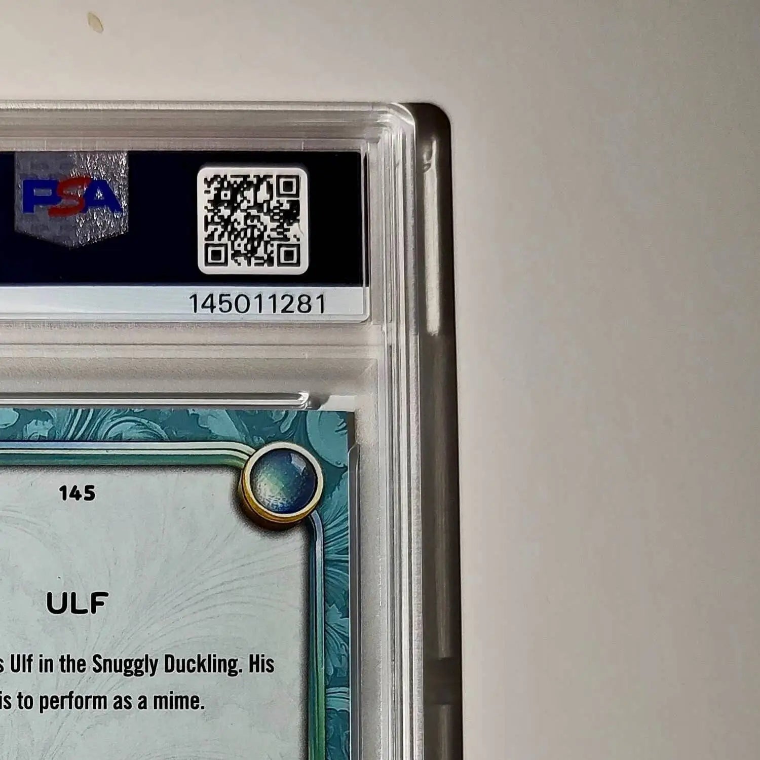 Ulf 2025 Topps Disney Wonder #145 Diamond Card Tangled PSA 9 - Non-Sports Card Single