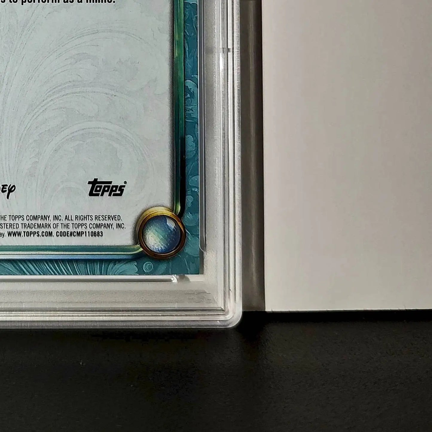 Ulf 2025 Topps Disney Wonder #145 Diamond Card Tangled PSA 9 - Non-Sports Card Single