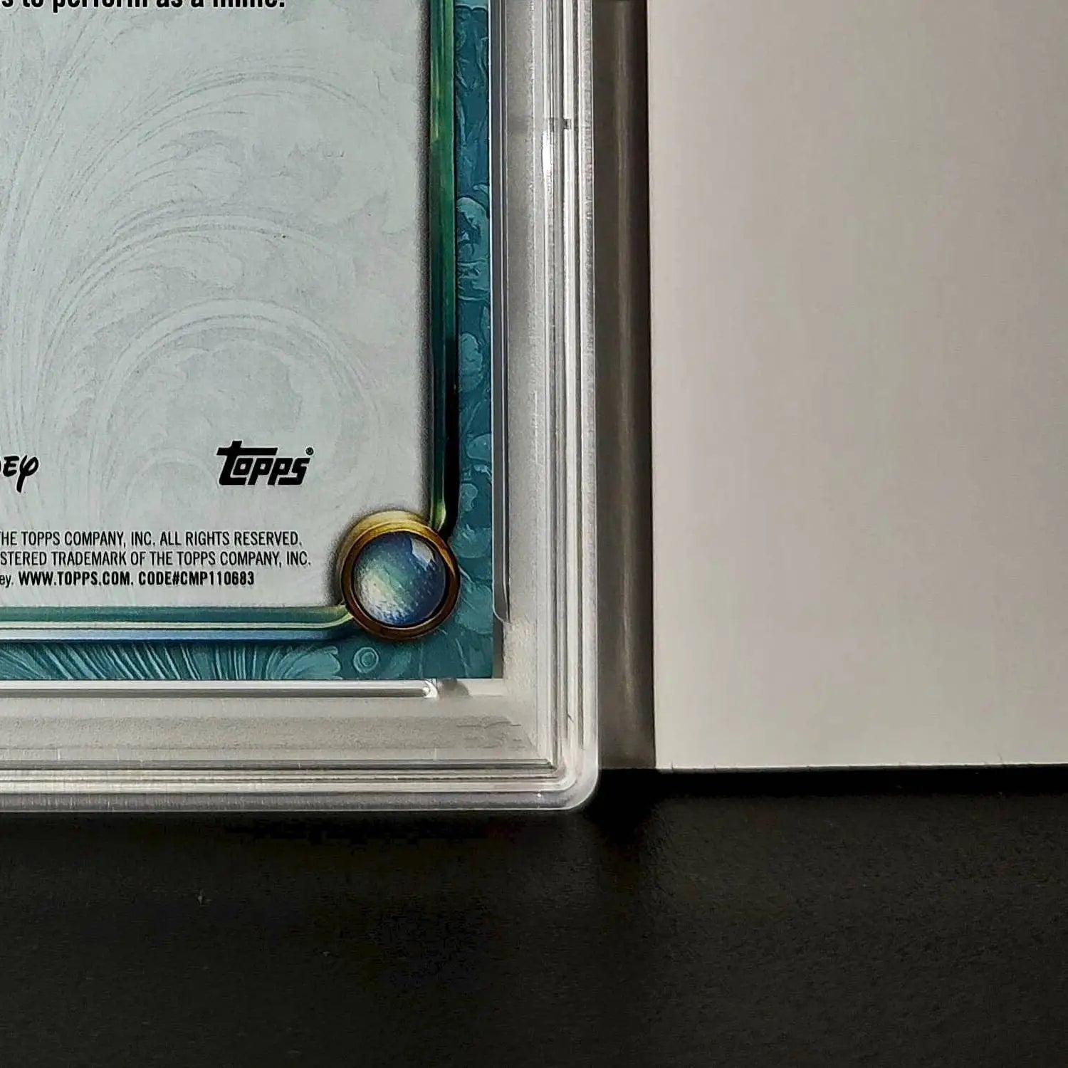 Ulf 2025 Topps Disney Wonder #145 Diamond Card Tangled PSA 9 - Non-Sports Card Single
