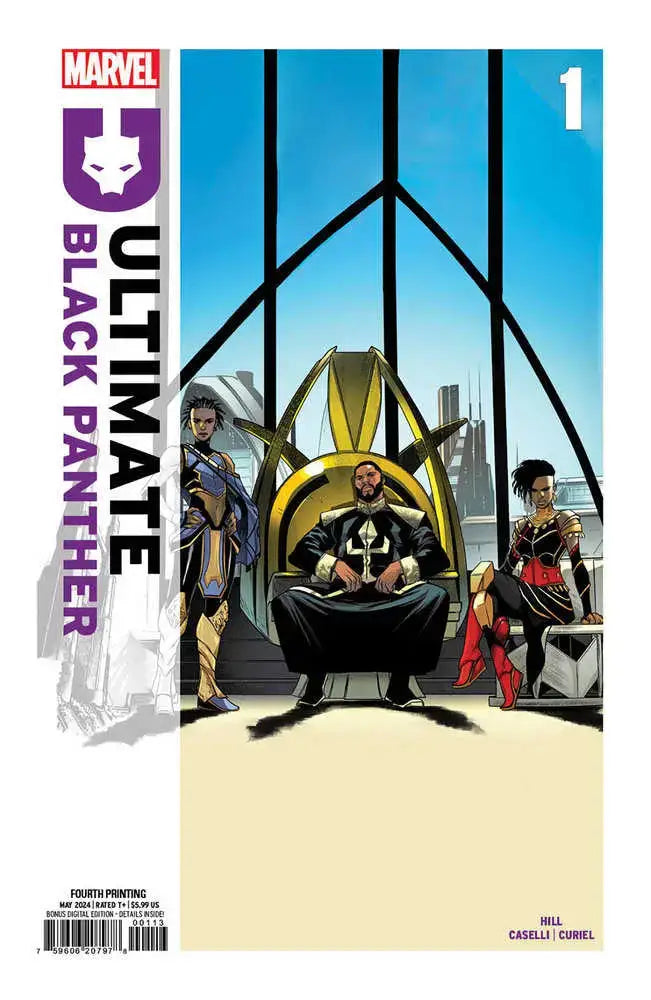Ultimate Black Panther #1 Stefano Caselli 4TH Printing Variant - Comic Book