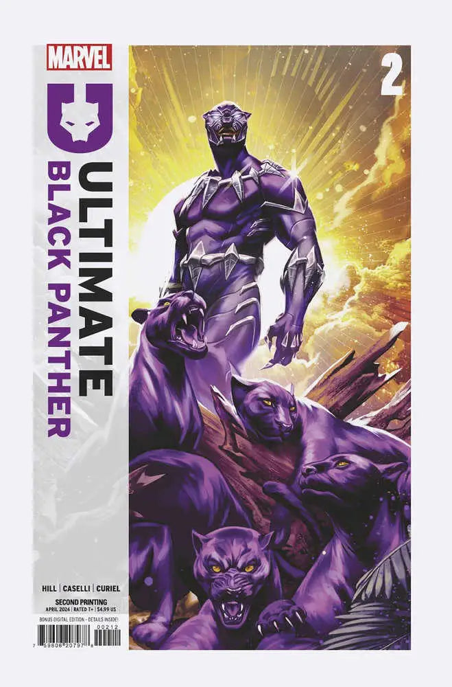 Ultimate Black Panther #2 Mateus Manhanini 2nd Print Variant - Comic Book