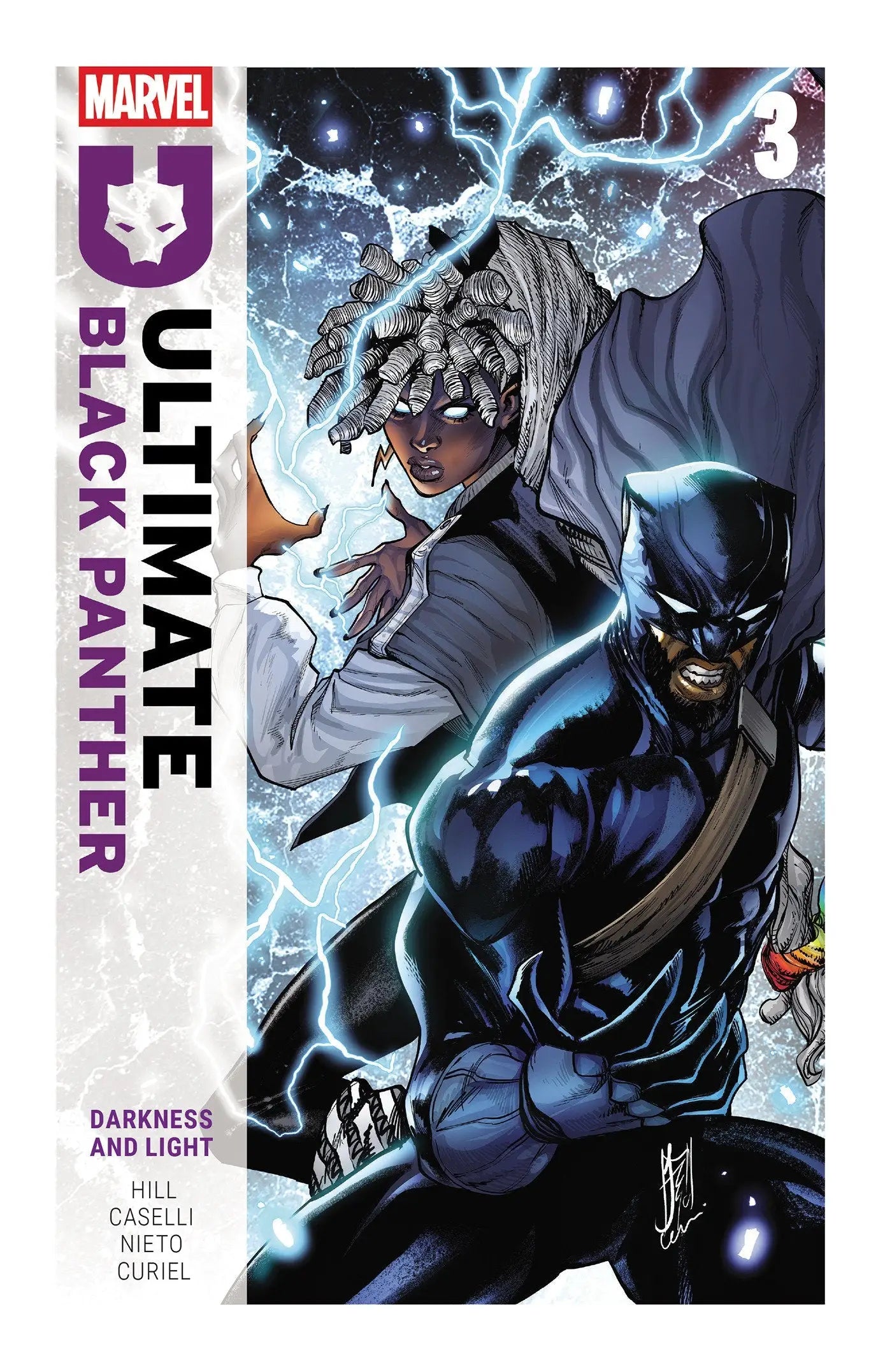 Ultimate Black Panther comic book issue 3 Darkness and Light featuring Black Panther hero