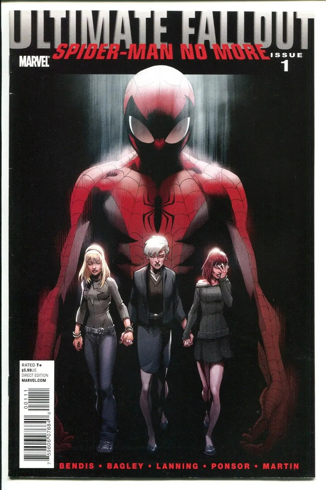 Ultimate Fallout #1 comic by Brian Michael Bendis and Mark Bagley, Marvel’s Spider-Man