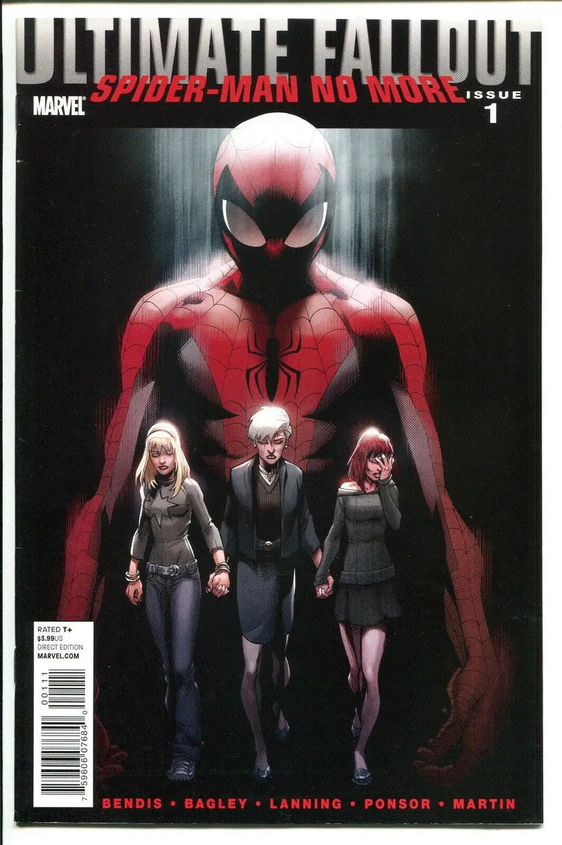 Ultimate Fallout #1 comic by Brian Michael Bendis and Mark Bagley, Marvel’s Spider-Man