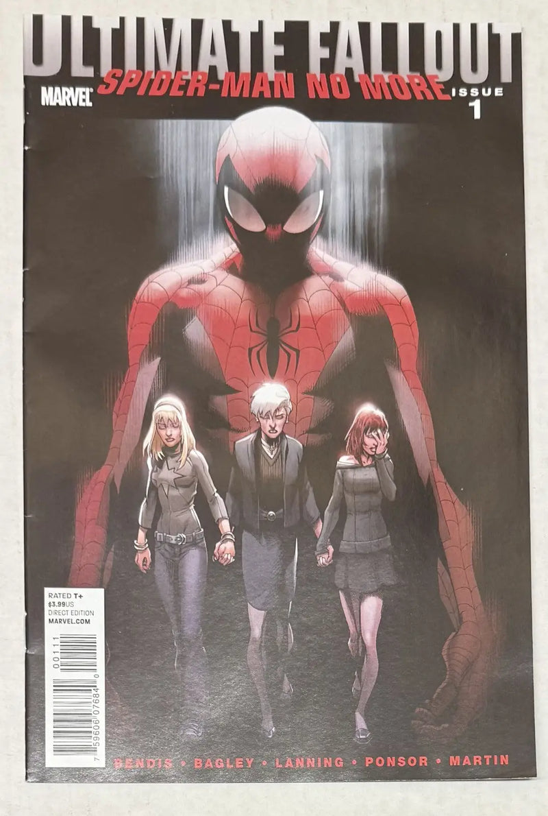 Ultimate Fallout #1 Spider-Man No More First print Marvel 2011 Bagley/Bendis - Comic Book