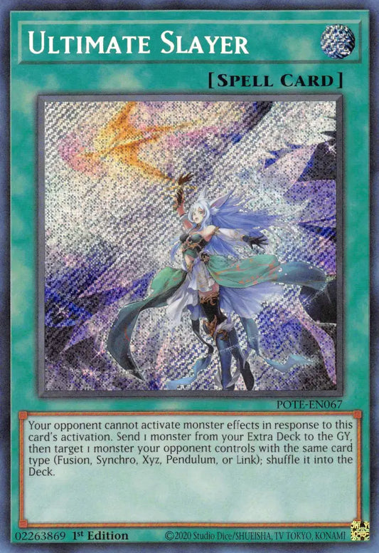 Ultimate Slayer [POTE-EN067] Secret Rare - Yugioh Single