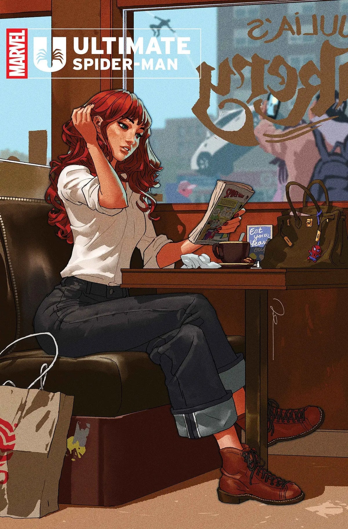 Ultimate Spider-Man #19 Gerald Parel Mary Jane Variant - Comic Book