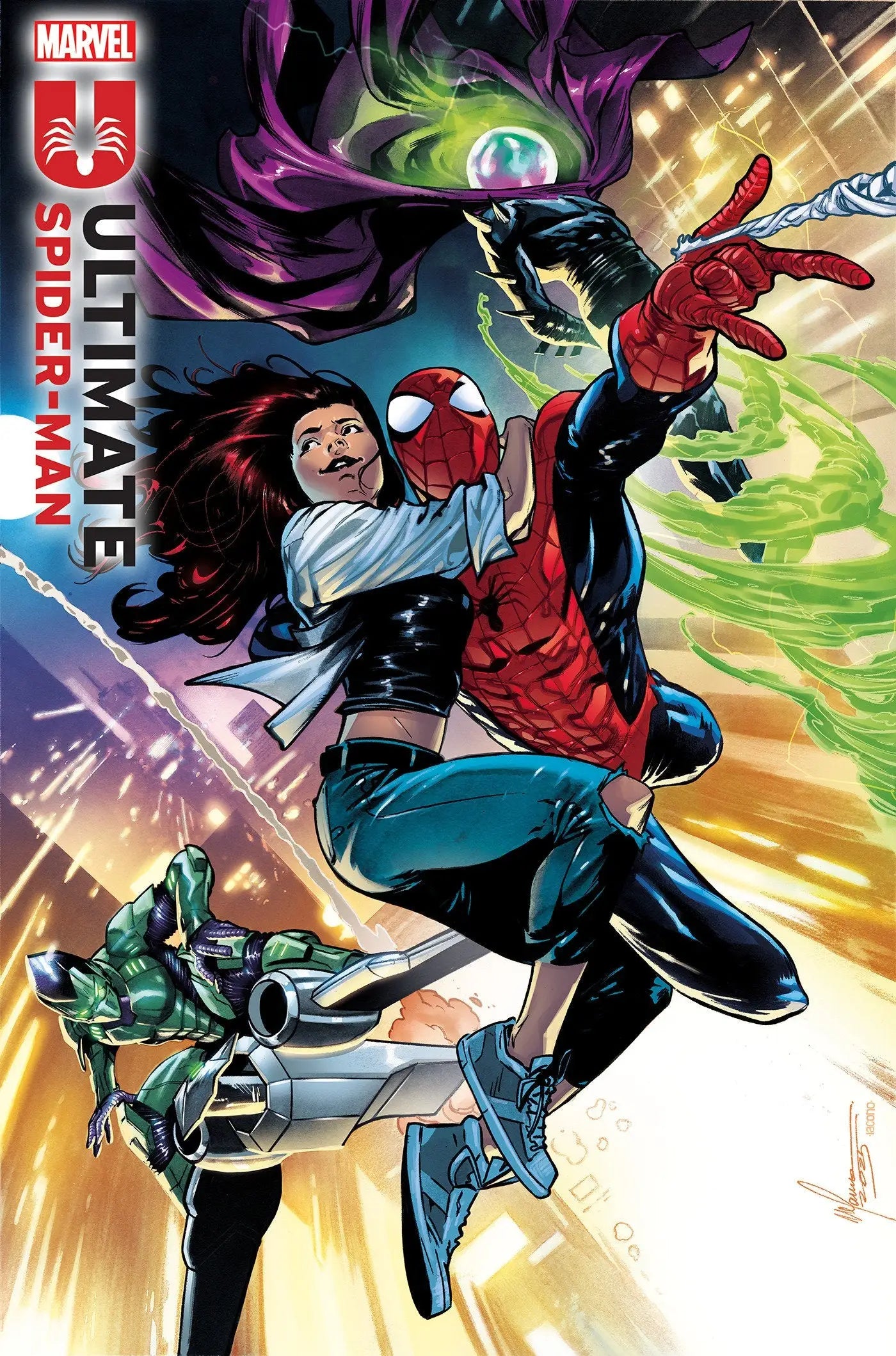 Ultimate Spider Man #21 Francesco Manna Variant - Comic Book