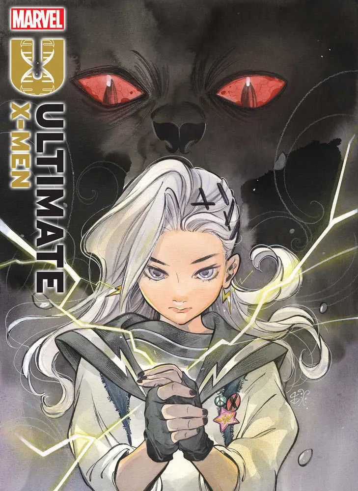 Ultimate X-Men #2 Peach Momoko Variant comic cover with anime character for trading cards