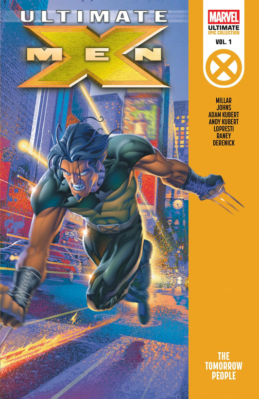 Ultimate X-Men comic book cover from the Epic Collection The Tomorrow People TPB