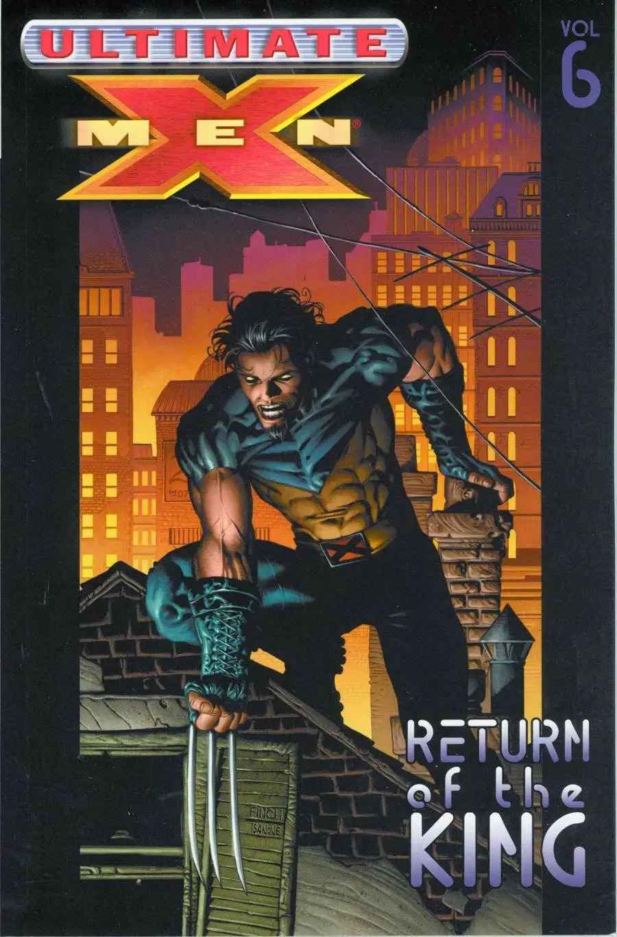 Ultimate X-Men comic book featuring Adam Kubert art from Ultimate X-Men TPB Volume 06 Return Of The King