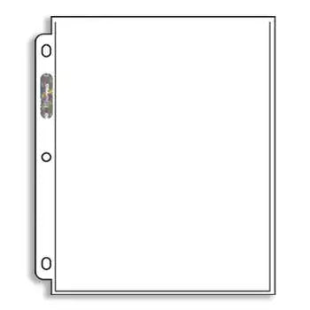 Ultra PRO 1-Pocket Platinum Page with 8-1/2’’ X 11’’ Pocket - 100 Count Box - Card Supplies