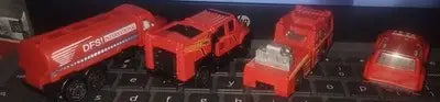 Unbranded Fire Vehicle/Truck Lot Of 4 Pre-Owned As Seen In The Pictures Used - Other