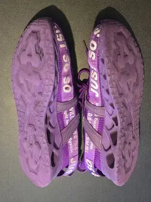 Unbranded Sneakers Unisex EU 43 Purple Knit JUST SO Slip On Athletic Shoes - Apparel